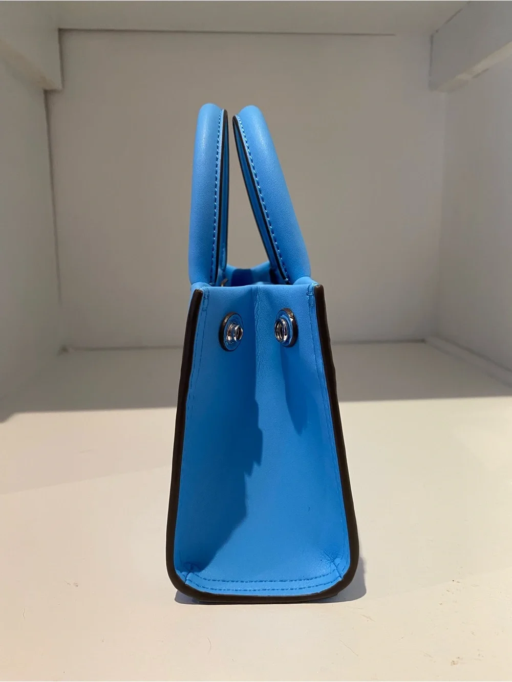 NWT Tory Burch Mini Ella Bio Tote Sky Blue Azure : Cross body Strap included